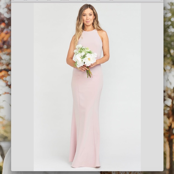 Show Me Your MuMu Dresses & Skirts - Chicago High Neck Gown Vintage Rose - Show Me Your Mumu